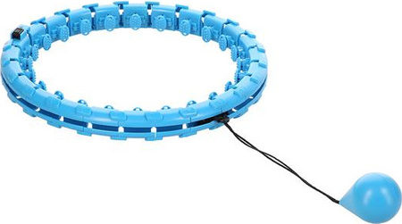 Hula hop z obciążnikiem fh01 niebieskie