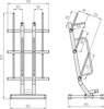 ZESTAW TRAINING PUMP SBP22 SZTANGA 10 x 20 KG (200 KG) + STOJAK STR40 HMS
