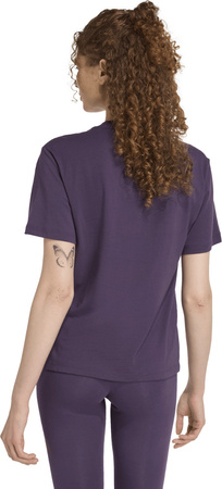 Koszulka damska adidas Essentials Small Logo Cotton fioletowa JY4966