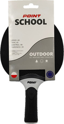 Rakietka do tenisa stołowego ping-ponga Point School outdoor czarna