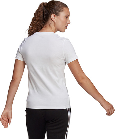 Koszulka damska adidas Essentials Linear biała GL0768