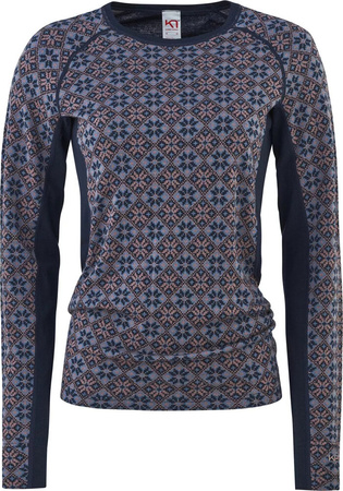 Damska bluza koszulka termoaktywna wełna merino Kari Traa Rose Light LS rozmiar M