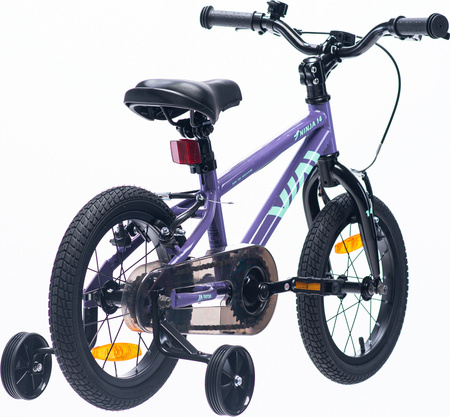 Dziecięcy rower z bocznymi kółkami Martes essentials Ninja 14 rozmiar koła 14"