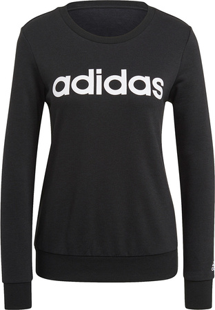 Bluza damska adidas Essentials Linear Sweatshirt czarna GL0718