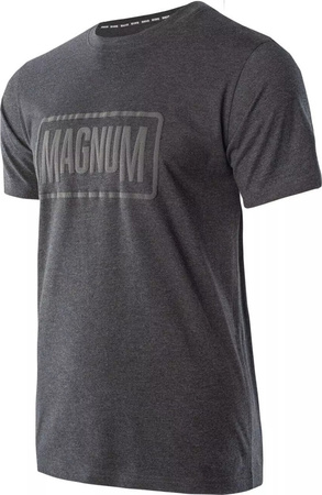 Męska koszulka z krótkim rękawem Magnum MAGNUM ESSENTIAL T-SHIRT 2.0 black melange rozmiar xxxl