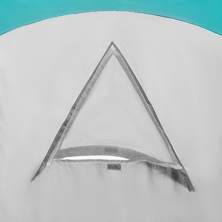 Namiot kempingowy turystyczny samorozkładający Nils camp NC3743 szaro-turkusowy 220x120x95cm