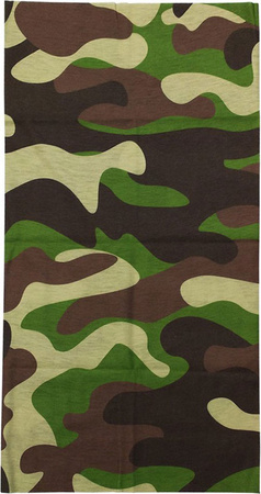 Komin chusta bandana wielofunkcyjna antybakteryjna moro A146