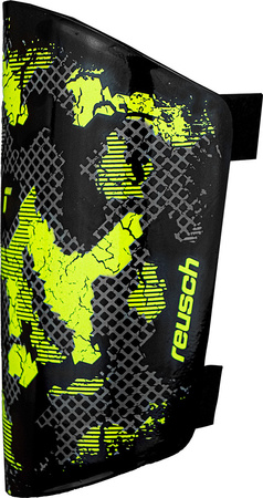 Ochraniacze piłkarskie na golenie piszczele nagolenniki Reusch Perform Shinguard zielono-czarne 5377047 7752