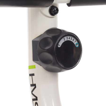 Rowerek stacjonarny magnetyczny poziomy HMS R9259* (9 kg) biało-zielony