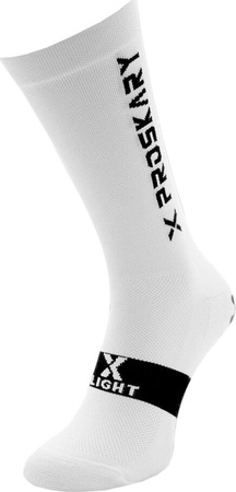 Skarpety treningowe antypoślizgowe Proskary X-Light senior białe