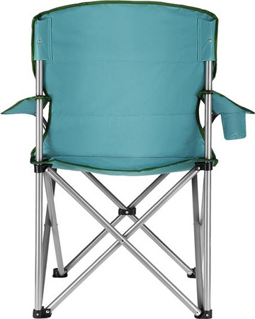 Krzesło fotel turystyczne składane Nils Camp NC3079 zielone 92x15cm
