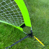 Bramka piłkarska treningowa samorozkładająca pop-up SMJ Sport zielony neon 120x80x80 cm