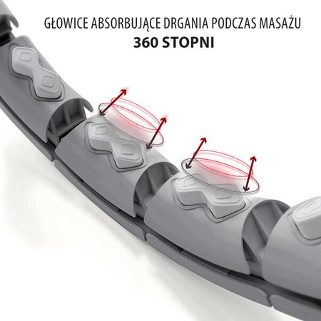 Zestaw hula hop HHW06 z piłką grawitacyjną i licznikiem HMS pas br163