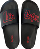 Klapki damskie Lee Cooper czarno-czerwone LCW-24-42-2483LA