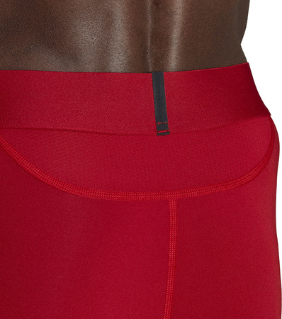 Spodenki męskie adidas Techfit Aeroready Short Tights czerwone HP0616