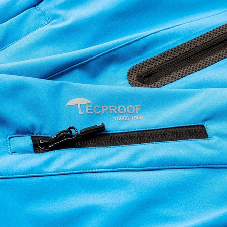 Męska kurtka przejściowa softshell membrana 10000mm Hi-Tec Nils niebieska rozmiar XXL