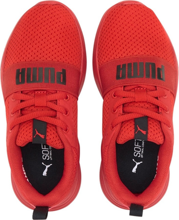 Buty dziecięce Puma Wired Run Jr czerwone 374216 05