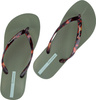 Klapki japonki damskie Ipanema Anat khaki 83475-AJ405