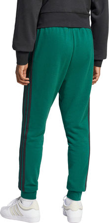 Spodnie męskie adidas Essential 3-Stripes French Terry zielone JD1879
