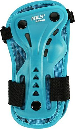 Zestaw ochraniaczy dla młodzieży na rolki deskorolkę hulajnogę Nils Extreme H727 zielone rozmiar L