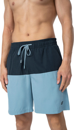 Spodenki kąpielowe męskie 4F M025 granatowo-niebieskie 4FSS23UBDSM025 33S