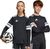 Koszulka dla dzieci adidas Squadra 25 Long Sleeve Jersey czarno-biała JJ0047