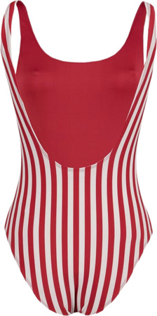 Kostium kąpielowy damski Outhorn F013 czerwono-biały OTHSS23USWSF013 90A