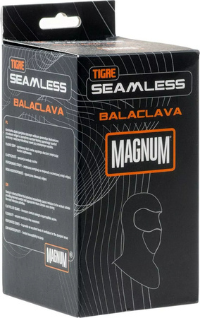 Kominiarka Balaclava Magnum Tigre Seamless czarna