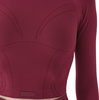 Koszulka damska 4F Longsleeve FNK F483 burgund 4FRAW24TFLOF483 60S