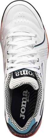 Buty piłkarskie Joma Dribling Indoor 2432 biało-pomarańczowe DRIW2432IN