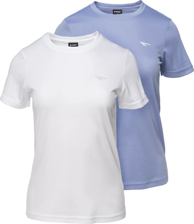 Damska koszulka z krótkim rękawem Hi-tec LADY JODIN 2 PACK rozmiar S