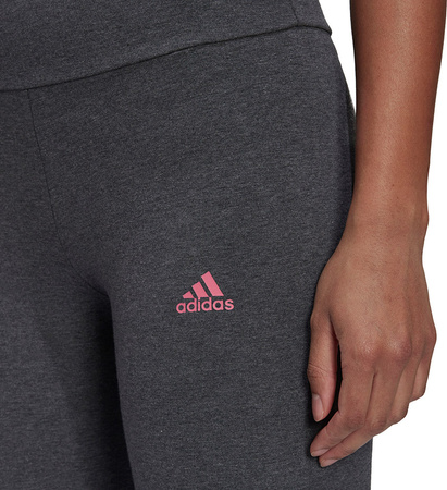 Legginsy damskie adidas Essentials High-W szare H07783