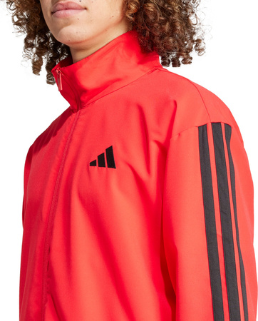 Dres męski adidas Sportswear Basic 3-Stripes Woven czerwony JI8851
