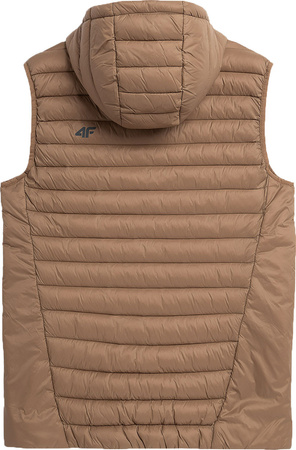 Kamizelka męska 4F M063 jasny brąz 4FAW23TVESM063 82S