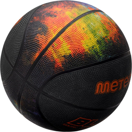 Piłka do koszykówki koszykowa Meteor Blaze czarne 16812
