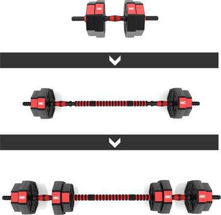Sztangielki/sztanga kompozyt HMS SGC15 15 KG