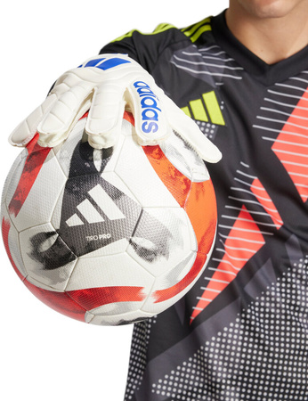 Rękawice bramkarskie adidas Copa Club Goalkeeper biało-niebieskie IX3835