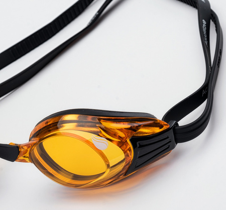 Okularki pływackie Aquawave Wesde czarno-żółte