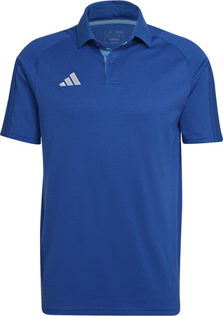 Koszulka męska adidas Tiro 23 Competition Polo niebieska HU1342