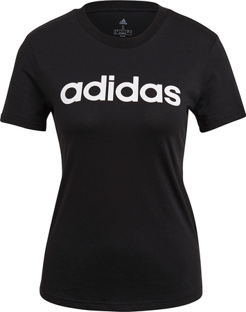 Koszulka damska adidas Essentials Slim T-Shirt czarna GL0769