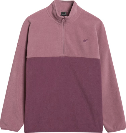 Bluza polarowa damska 4F F421 ciemny róż 4FWAW25TFLEF421 53S