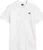 Koszulka męska polo 4F M366 biała 4FWMM00TPTSM366 10S