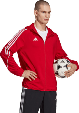 Kurtka męska adidas Tiro 23 League Windbreaker czerwona IA1618