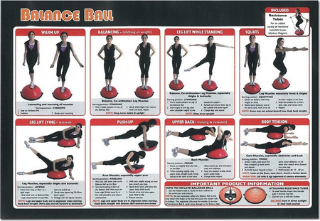 Piłka do balansowania HMS Premium BSX PRO czarna