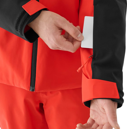 Kurtka narciarska męska 4F M579 czerwona 4FWAW24TTJAM579 62S