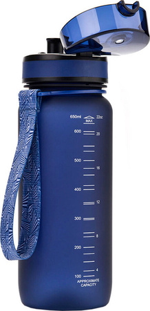 Bidon sportowy Meteor 650ml granatowy 74601