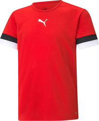 Koszulka dla dzieci Puma teamRISE Jersey Jr czerwona 704938 01