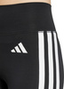 Legginsy damskie adidas Optime Essentials 3-Stripes 7/8 czarne JD6545