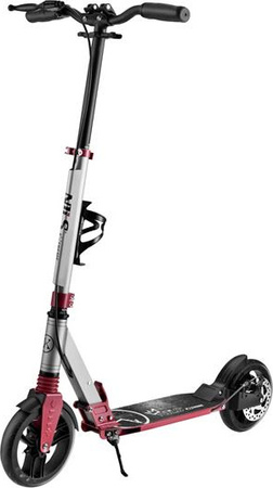 Hulajnoga z hamulcem tarczowym świecące koła LED Nils Extreme HM122T