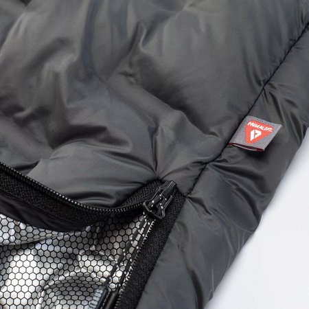 Męski płaszcz pikowany zimowy z kapturem Elbrus Humlo Primaloft rozmiar L